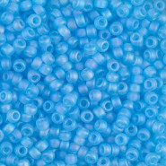 Miyuki seed beads 8/0 - Matte transparent aqua ab 8-148FR